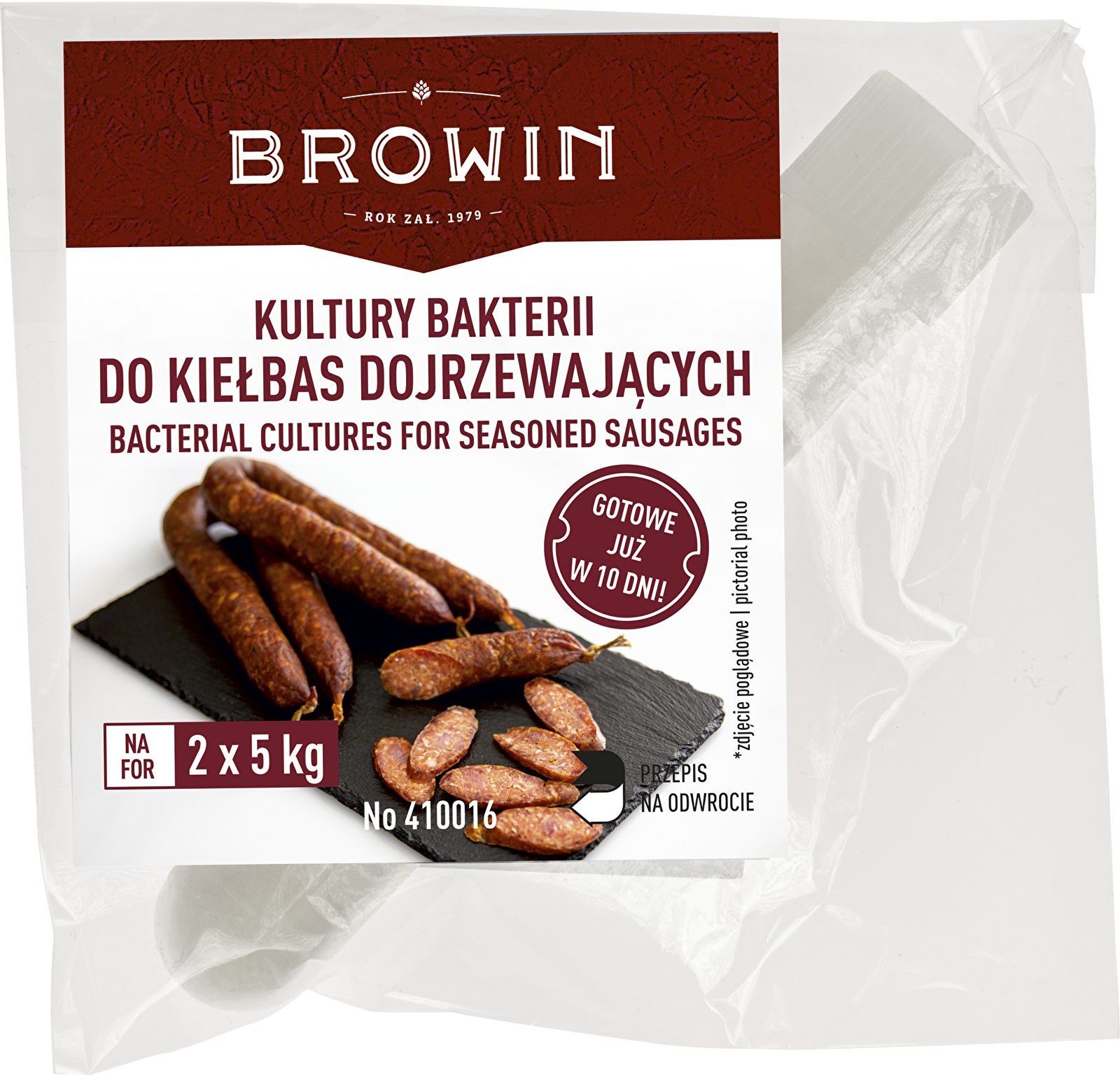 Browin Kultury bakterii do kiełbas dojrzewających - 2 g