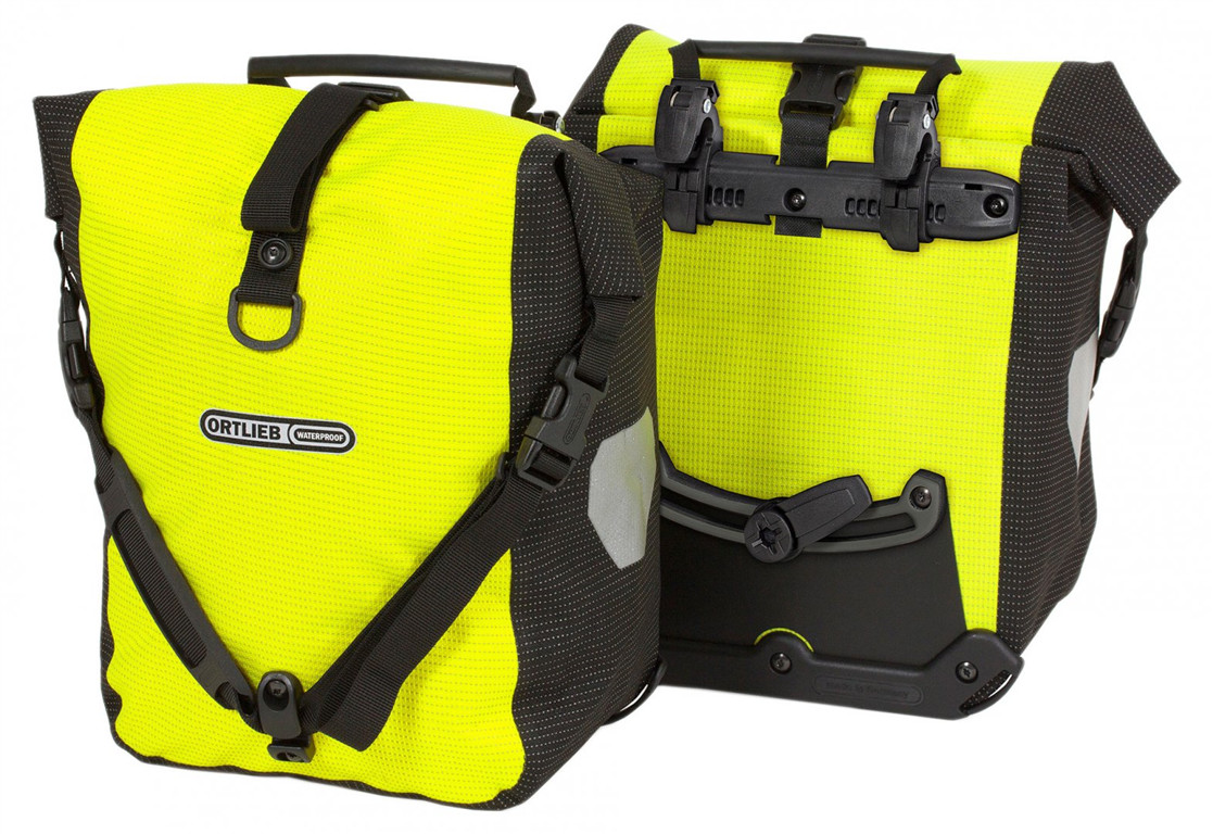 Ortlieb Sakwa Sport Roller High Visibility QL2.1 czarny-żółty / Pojemność: 25 L