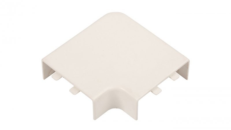 OBO Bettermann Naroże płaskie kanału WDK 20x50 HF20050RW białe 6154255 4szt. 6154255