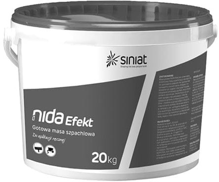 Siniat Gotowa masa szpachlowa Nida Efekt 20 kg BEMNGSEF20