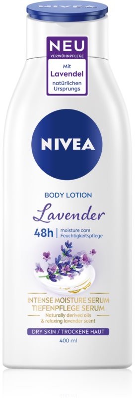 Фото - Крем і лосьйон Nivea Lavender & Hydration Body Lotion mleczko do ciała 400 ml dla kobiet 