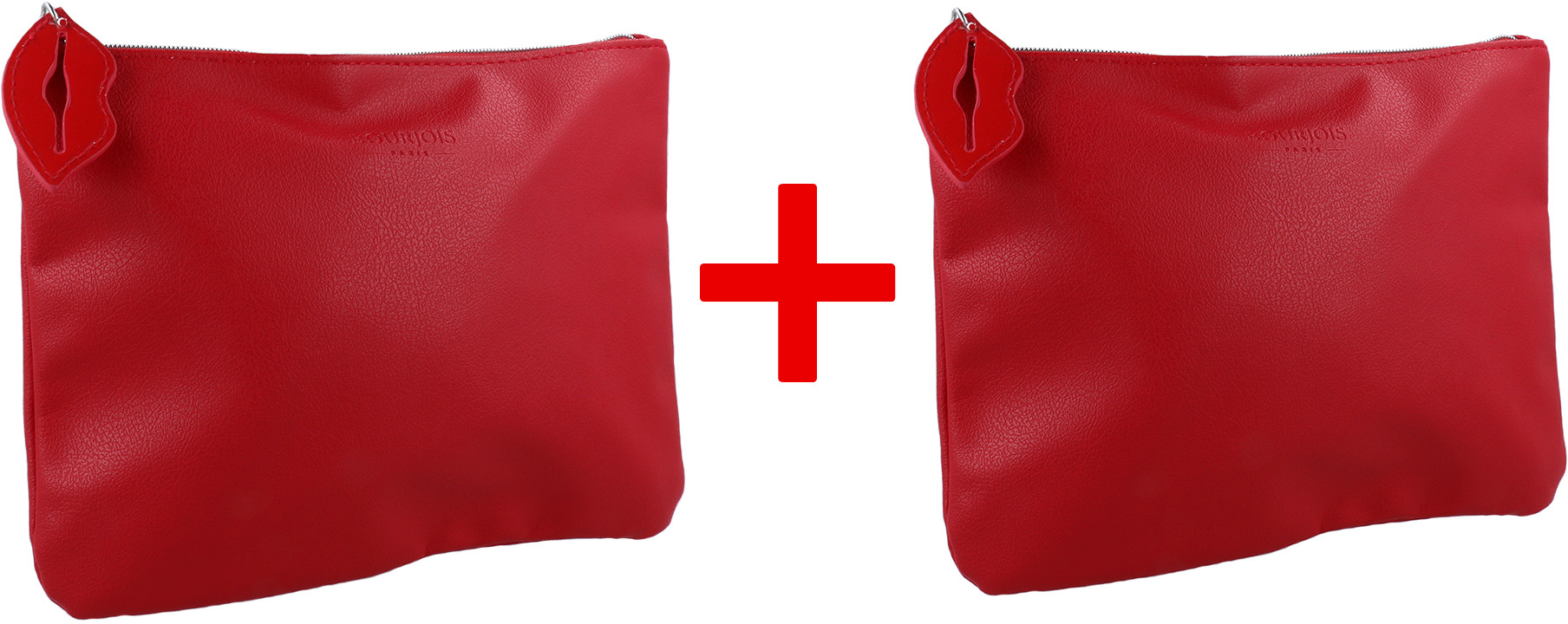 Bourjois 1+1 Bourjois Make Up Bag Kosmetyczka Na Zamek Czerwona