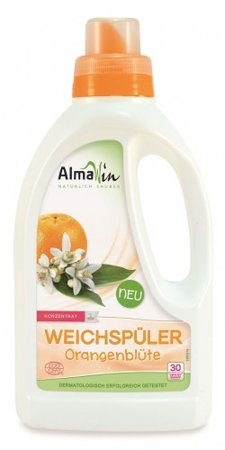 ALMAWIN (środki czystości) PŁYN DO PŁUKANIA I ZMIĘKCZANIA TKANIN POMARAŃCZOWY ECO 750 ml - ALMAWIN BP-4019555706004
