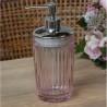 Chic Antique Dozownik Do Mydła z Różowego Szkła 62071-07