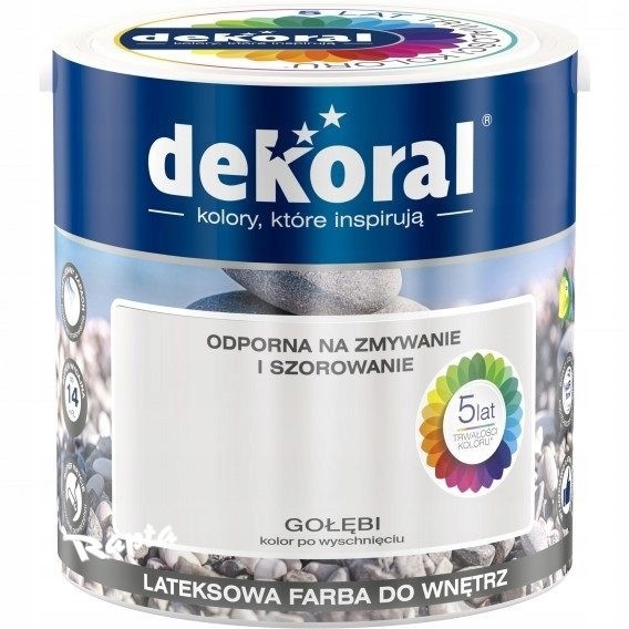 Dekoral Akrylit W 2,5L Gołębi farba matowa emulsja