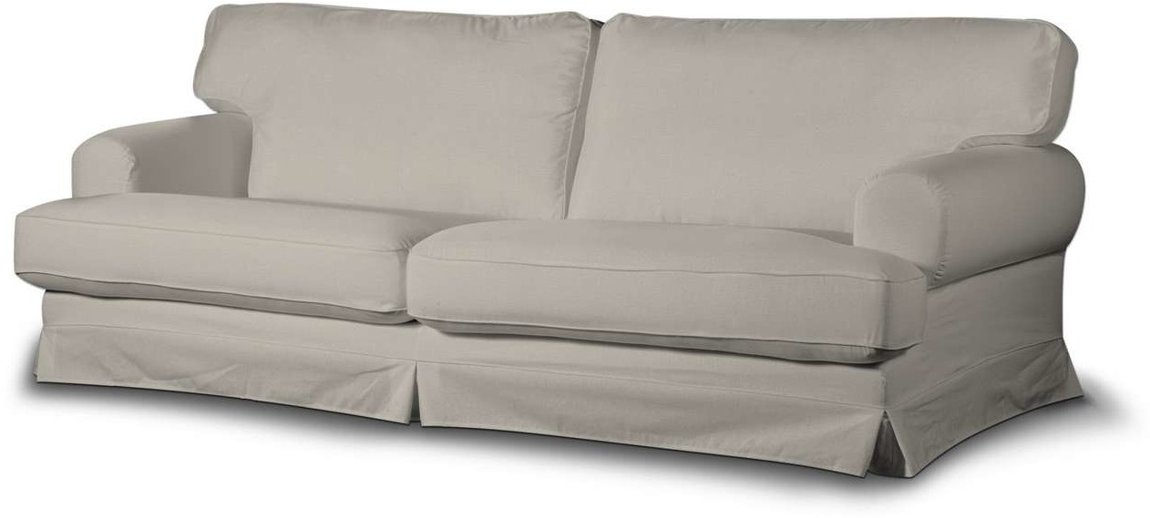 Dekoria pl pl Pokrowiec na sofę Ekeskog rozkładaną jasno szary welwet sofa ekeskog rozkładana Ingrid 1015-705-40