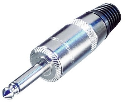 Rean Neutrik NYS225L wtyk jack 6,3mm mono na gruby kabel