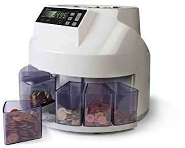 Safescan 1250 EUR automatyczna liczarka i sortownica monet, liczy i sortuje 220 monet na minutę w nominale CHF, kolor: szary 948358