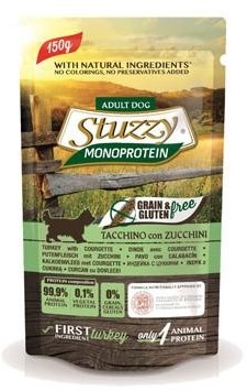 Versele-Laga Versele-Laga Stuzzy Dog Monoprotein 150 g hipoalergiczna karma mokra dla psa Indyk z cukinią 150g