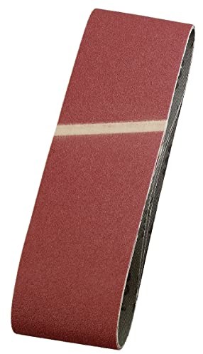 Korund kwb kwb 9125-02 3 x taśma szlifierska, 75 x 533 mm, K-24, do drewna i metalu, papier ścierny do szlifierek taśmowych/szlifierek taśmowych 9125-02
