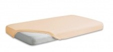 Matex Prześcieradło Jersey Premium z gumką jasnobeżowe 120x200 mx-120-pjp-015