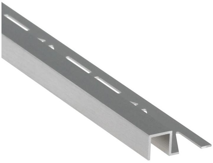 STANDERS Profil wykończeniowy Aluminium kwadrat 12 X 12 mm / 2.5 m Srebrny Standers