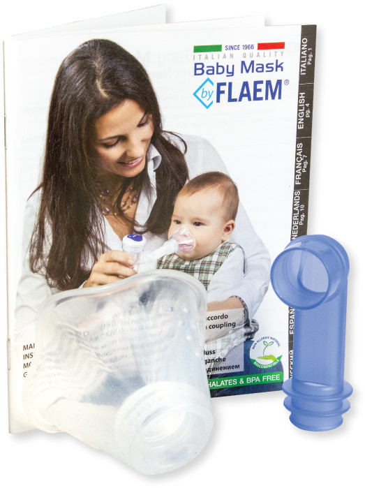 Flaem Maska dla niemowląt do inhalatorów Nuova / Magic Care RF6 Basic ACO389P||Maska do inhalatora dla noworodków 0-1 m