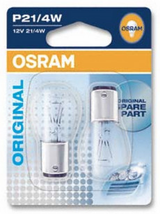 OSRAM P21/4W 12V 21/4W BAZ15d