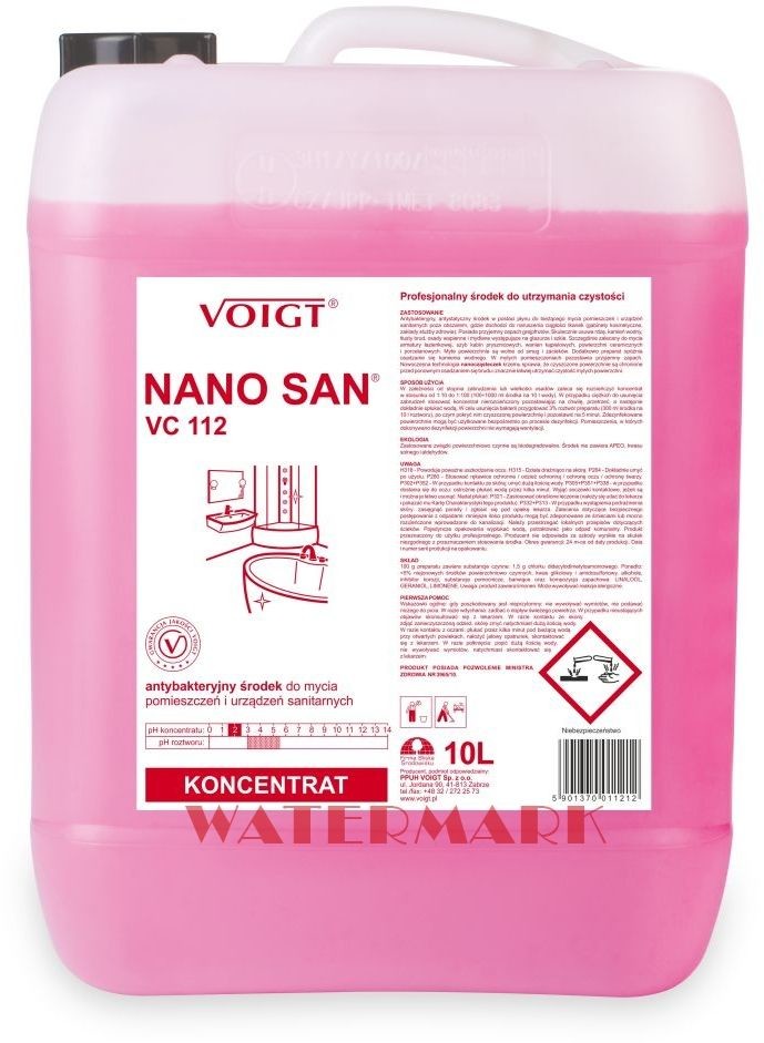 Voigt NANO SAN 10l VC112 Czysta łazienka i przyjemny zapach CPS0006