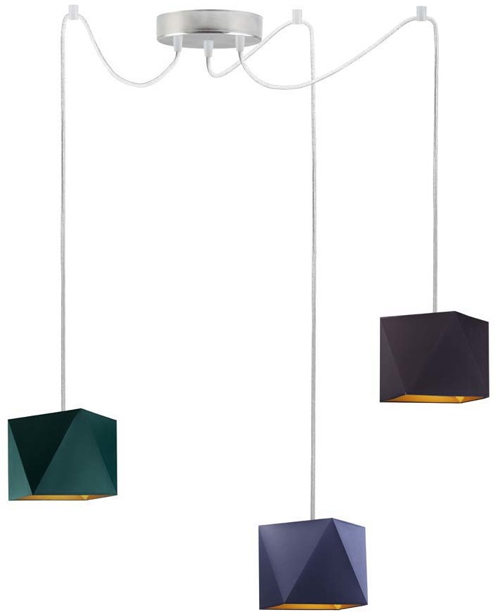 LYSNE Nowoczesna lampa wisząca pająk KANO GOLD 400040/87 D3