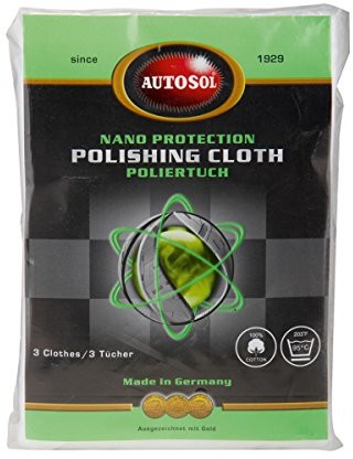 Autosol 30 000087 ściereczka do polerowania, 3 sztuki 30 000087
