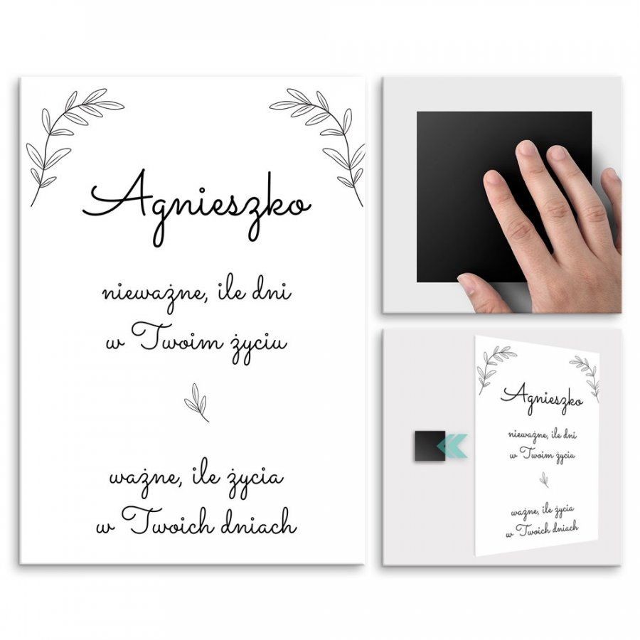 Pix4home Plakat metalowy Twoje Życie M POS-M-02712