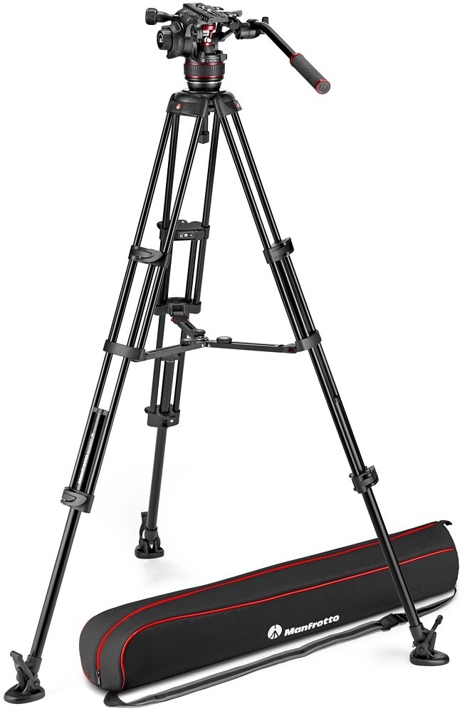 Manfrotto Mafrotto MVK608TWINMA Zestaw Pro Video Alu z głowicą 608 środ rozp MVK608TWINMA