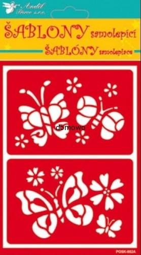 SZABLONY OBRAZKI DO MALOWANIA samoprzylepne 2szt