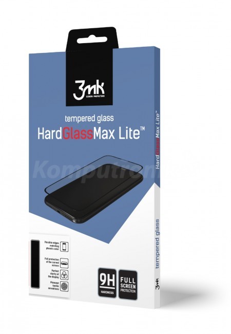 3MK Hardglass Max Lite do iPhone XI czarny
