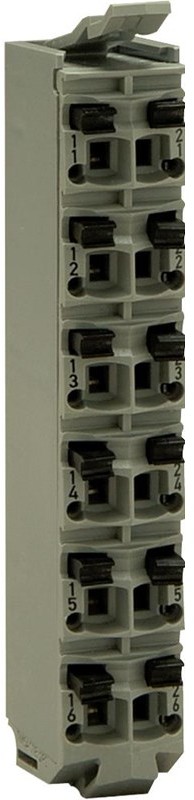 Block Schneider Schneider Terminal 12pin - 24 v dc grey TM5ACTB12PS