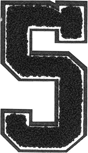 Urban Classics haftów cyfry UC Number 5, czarna, One Size, uc007  00258  0050 UC007-00258-0050_Schwarz_One size