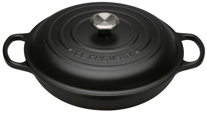Le Creuset Signature Garnek Gourmet czarny średnica: 30 cm 21180300000430