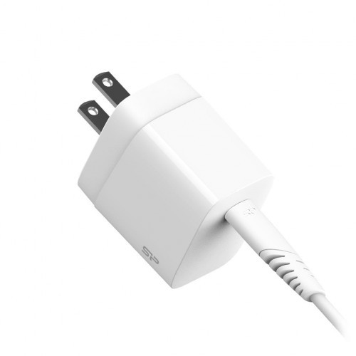 Silicon Power Ładowarka QM10 USB-C PD + Kabel 1m USB-C> Lightning SP18WASYQM10L0CW