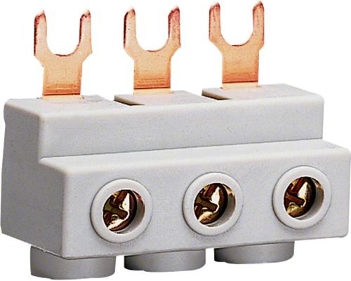 Hager Zaciski przyłączeniowe 3P wyłączników silnikowych do zasilania szyn 3x 25 mm2 KF30M KF30M