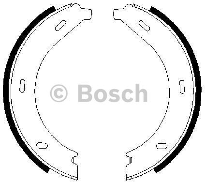 Bosch Szczęka hamulca ręcznego 0 986 487 605