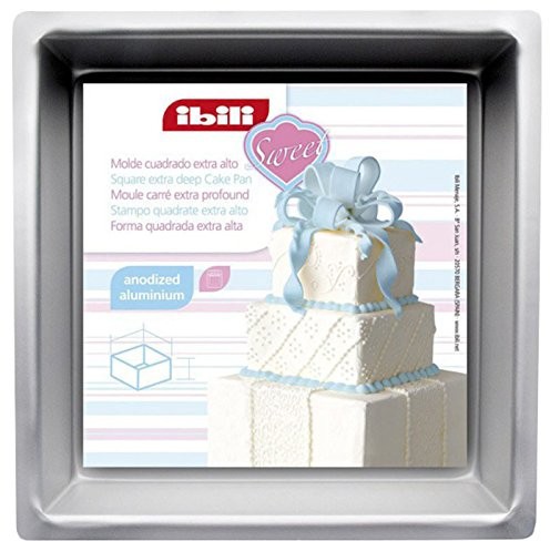 Ibili 815212 kwadratowa forma do pieczenia, extratief, 12,50 x 10 cm 815212