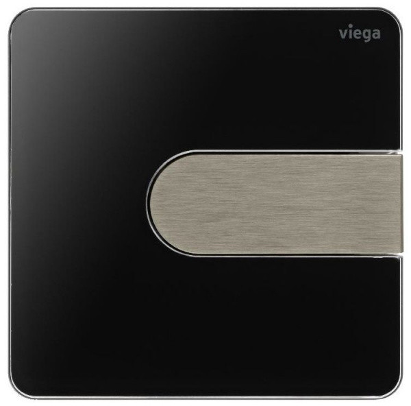 Viega Prevista Visign for Style 23 Przycisk spłukujący do pisuaru czarny/stalowy 774585