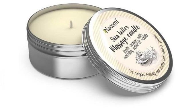 NACOMI Shea Butter Massage Candle świeca do masażu z masłem shea Pomarańcza 150g 73569-uniw