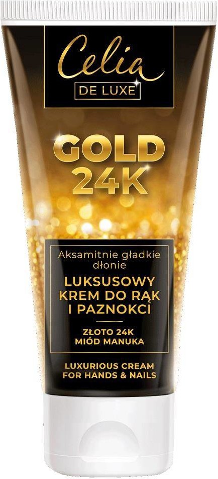 Celia De Luxe Gold 24K luksusowy krem do rąk i paznokci 80ml 92205-uniw