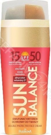 Sun Balance Dwufunkcyjny krem ochronny do twarzy SPF15/SPF50 30ml (2x15ml)