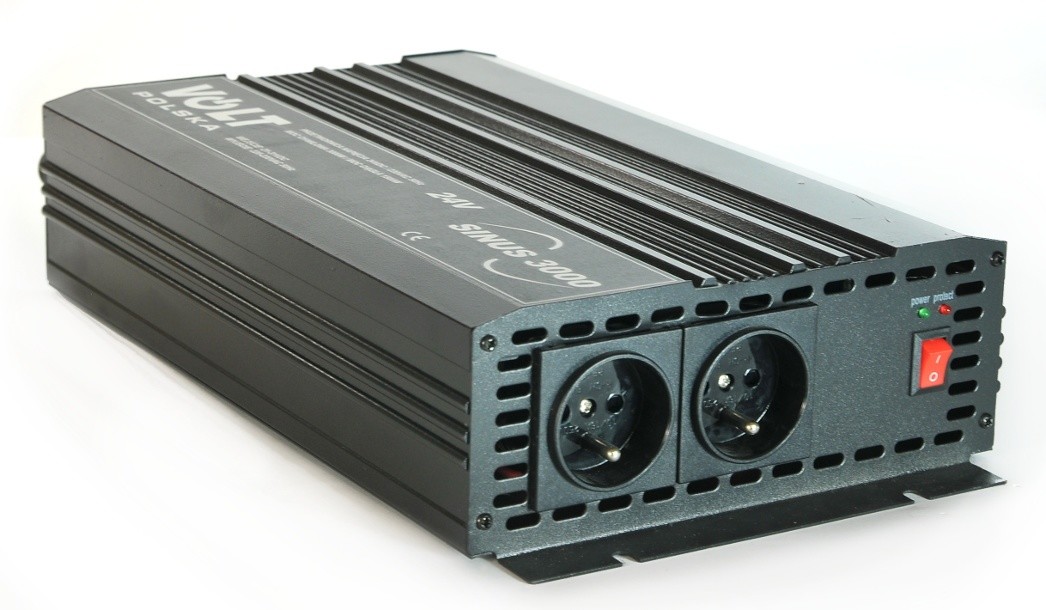 VOLT Przetwornica napięcia sinus 1500/3000W 24V/230V SINUS-3000 24V