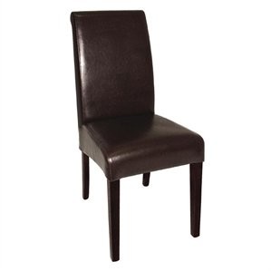 Bolero Krzesło skórzane | 410x510x(H)1015mm | 2szt. GF956
