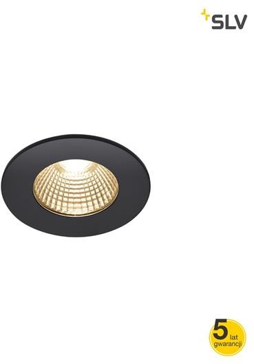 Spotline PATTA I okrągła czarna 1800/3000K SLV