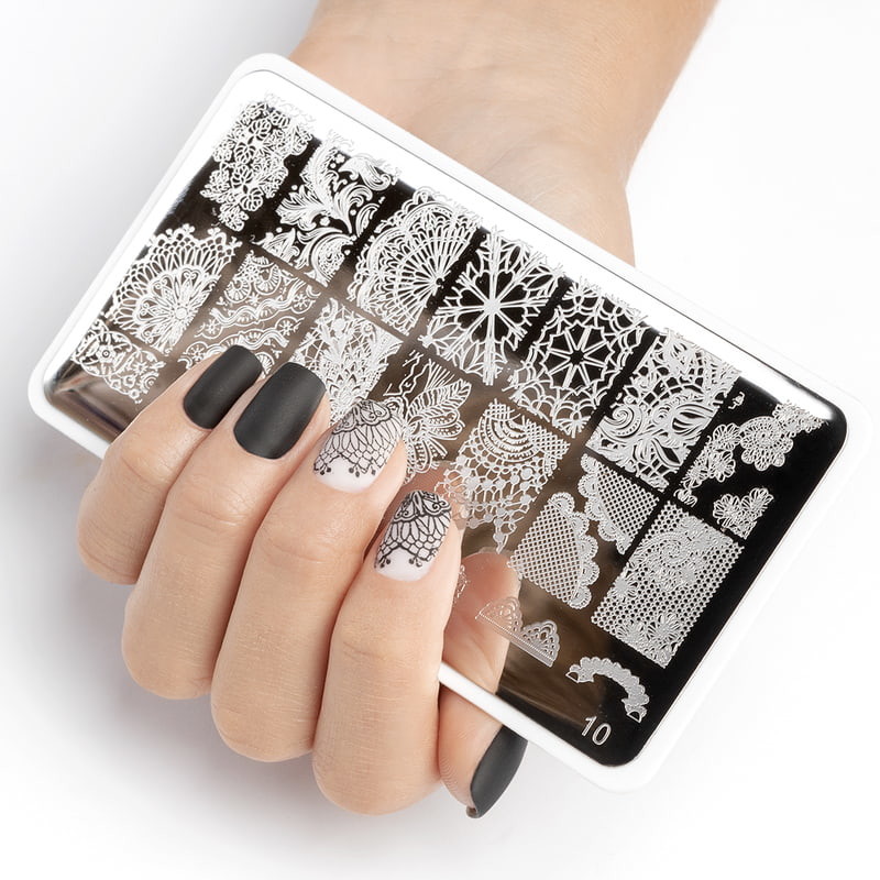 Neonail Żel Do Zdobień Stamping Gel - Black 4ml