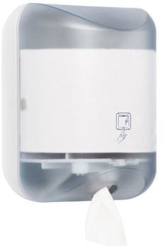 Merida Pojemnik na ręczniki papierowe w roli lub papier toaletowy Mini plastik transparentny