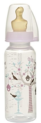 NIP nip Standard PP do butelek z odkurzacza anatomicznie lateksu, 5  18 miesięcy do picia, rozmiar M, 250 ML, Girl