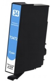 DrTusz Tusz Zamiennik 34xl do Epson T3472) Błękitny)