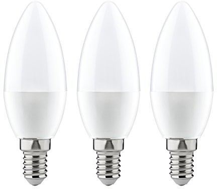 Paulmann lampy LED trójpak świeca 230 V, 2700 K, plastik, E14, 3.2 W, przezroczysty, 10 x 3.5 x 10 cm 284.26