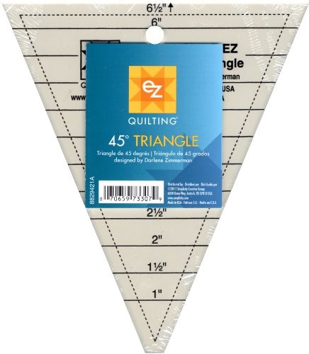 Simpli-EZ Prostota-EZ 8829421 trójkącie Quilting Ruler do-45 stopni 8829421