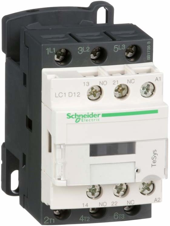 SCHNEIDER Stycznik-mocy-TeSys-D-3P-12A-1NO-1NC-cewka-240V-AC LC1D12U7