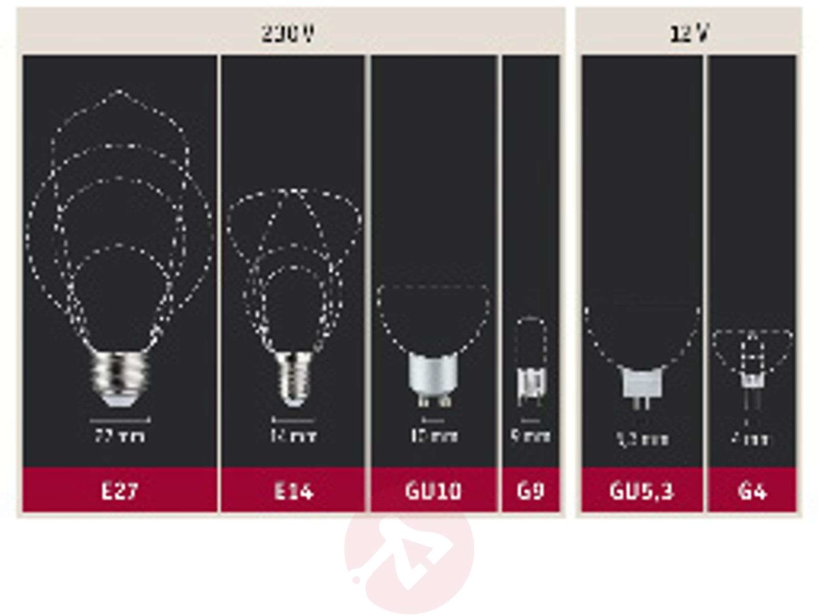 Paulmann żarówka LED E27 filament czerwona 1,3W