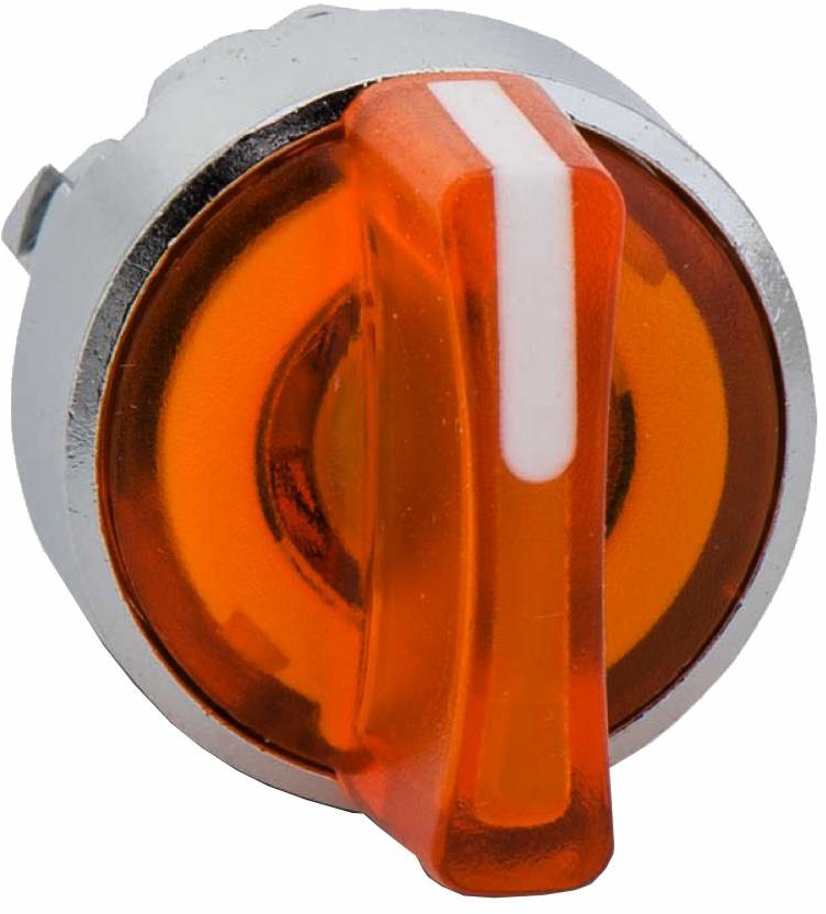 Schneider Przełącznik-3-pozycyjny-pomarańczowy-stabilny-LED-metalowy-typowa ZB4BK1353
