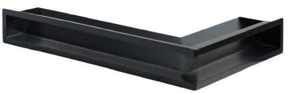 NORDflam Kratka NORDflam Aero 38 x 58 x 9 cm prawa czarna