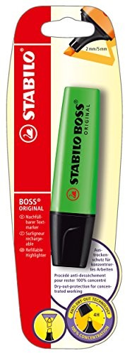 STABILO Stabilo Boss Original,  tekstu marker, zielony 1 szt. w opakowaniu B-10138-10